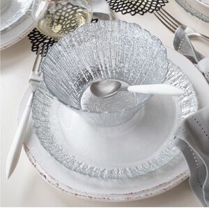 NWT Vietri Irresistibly Italian Rufolo Glass Small Deep Bowl